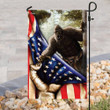 Bigfoot America Garden Decor Flag | Denier Polyester | Weather Resistant | GF1763