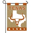 Burlap Texas Longhorns Garden Decor Flag | Denier Polyester | Weather Resistant | GF2310