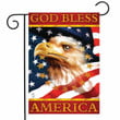 God Bless America Eagle Garden Decor Flag | Denier Polyester | Weather Resistant | GF1890