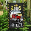 Jesus Take The Wheel Garden Decor Flag | Denier Polyester | Weather Resistant | GF1716