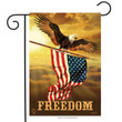 Freedom Patriotic Garden Decor Flag | Denier Polyester | Weather Resistant | GF1335