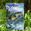 Welcome To The Lake Garden Decor Flag | Denier Polyester | Weather Resistant | GF1619