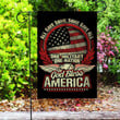 Veteran God Bless America Garden Decor Flag | Denier Polyester | Weather Resistant | GF1906