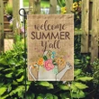 Welcome Summer Garden Decor Flag | Denier Polyester | Weather Resistant | GF1553