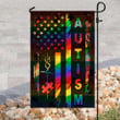 Autism Rights Movement Garden Decor Flag | Denier Polyester | Weather Resistant | GF1981