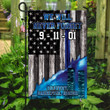 Police We Will Never Forget 9/11 Garden Decor Flag | Denier Polyester | Weather Resistant | GF2319