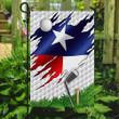 Golf Texas Garden Decor Flag | Denier Polyester | Weather Resistant | GF1414