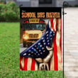 School Bus Driver Garden Decor Flag | Denier Polyester | Weather Resistant | GF2122