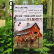God Made A Farmer Garden Decor Flag | Denier Polyester | Weather Resistant | GF1683