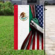 Mexican American Garden Decor Flag | Denier Polyester | Weather Resistant | GF1627