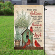 Cardinal When You Believe Garden Decor Flag | Denier Polyester | Weather Resistant | GF1968