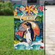 Im So Cool Hawaii Garden Decor Flag | Denier Polyester | Weather Resistant | GF1264