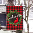 Cardinal Christmas Garden Decor Flag | Denier Polyester | Weather Resistant | GF1462