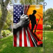 Veteran Lest We Forget Garden Decor Flag | Denier Polyester | Weather Resistant | GF1649