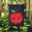 Apple Back to School Garden Decor Flag | Denier Polyester | Weather Resistant | GF1534