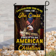 Proud To Be American, Blessed To Be Christian Eagle Garden Decor Flag | Denier Polyester | Weather Resistant | GF2121