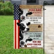 You Are Beautiful You Are Chosen Cow Cattle Garden Decor Flag | Denier Polyester | Weather Resistant | GF1431