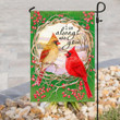 Cardinal I am Always With You Garden Decor Flag | Denier Polyester | Weather Resistant | GF1970