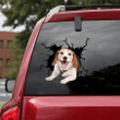 Dog Cracked Car Decal Sticker | Waterproof | Easy Install | PVC Vinyl | CCS2047