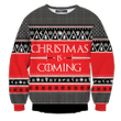 Christmas is Coming Unisex Wool Sweater