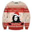 All I Want For Christmas is Snow Unisex Wool Sweater