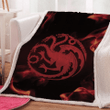 GOT House Targaryen Throw Blanket