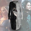 Dragon and Wolf Dress