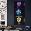 Eevee Starry Collection 3 Piece Canvas