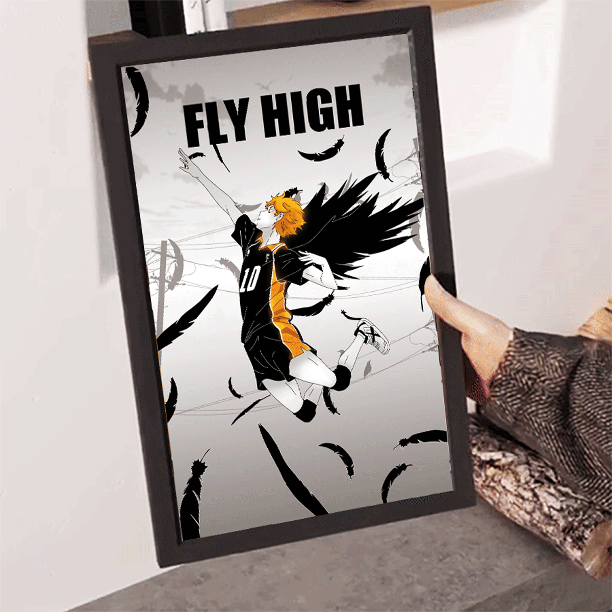 Fly High Karasuno 3D Transition Canvas