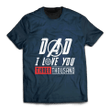 Personalized Dad I Love You 3000 Unisex T-Shirt
