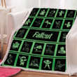 Nuclear Fallout Throw Blanket