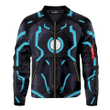 Neon Tech Iron Man Bomber Jacket