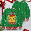 Shocked Pikachu Unisex Wool Sweater