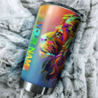  Personalized LGBT Lion PRIDE 2022 LGBTQ Flag Color 3D Tumbler