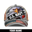 US Navy Hat Custom name Eagle scratched Vintage Veteran Cap 