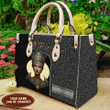 Custom name The Queen Ancient Egypt Leather Handbag  PD