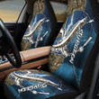 Sturgeon Fishing Blue Camo Car Seat Cover 