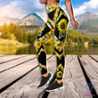 June Girl Sunflower Combo (Legging+Tank) TR1405206S - Amaze Style™-Apparel