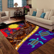  Aboriginal Culture Painting Art Colorful D Design Rug