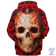 Dragon Print Skull Pattern Hoodie HC0610 - Amaze Style™-Apparel