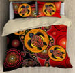 Aboriginal Bedding Set, Australia Indigenous Turtles Painting Art Bedding Set TR2006203-Bedding Set-Huyencass-US Twin-Vibe Cosy™