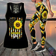 October Girl Sunflower Combo (Legging+Tank) TR14052010S - Amaze Style™-Apparel