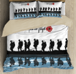  Lest we forget Honor the fallen Veteran D print Bedding set Anzac Day