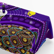 Aboriginal Purple Turtles full color printing Tablecloth 