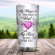  Custom name Breast Cancer Awareness Jewelry Style Stainless Steel Tumbler