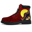 Aboriginal Flag Circle Dot All Season Boots 