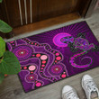  Aboriginal Decors Australian Gifts Purple Lizard Sun Door Mat Pi