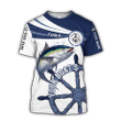  Custom name Tuna fishing boat team Catch and Release Combo T-Shirt Short