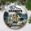  Customized Best Fishing Grandpa Ever Just Ask Ornament, Christmas Gifts Home Decor Gift For Fishing Lover