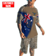  Custom name Anzac Day Australia Army Combo T-Shirt Short